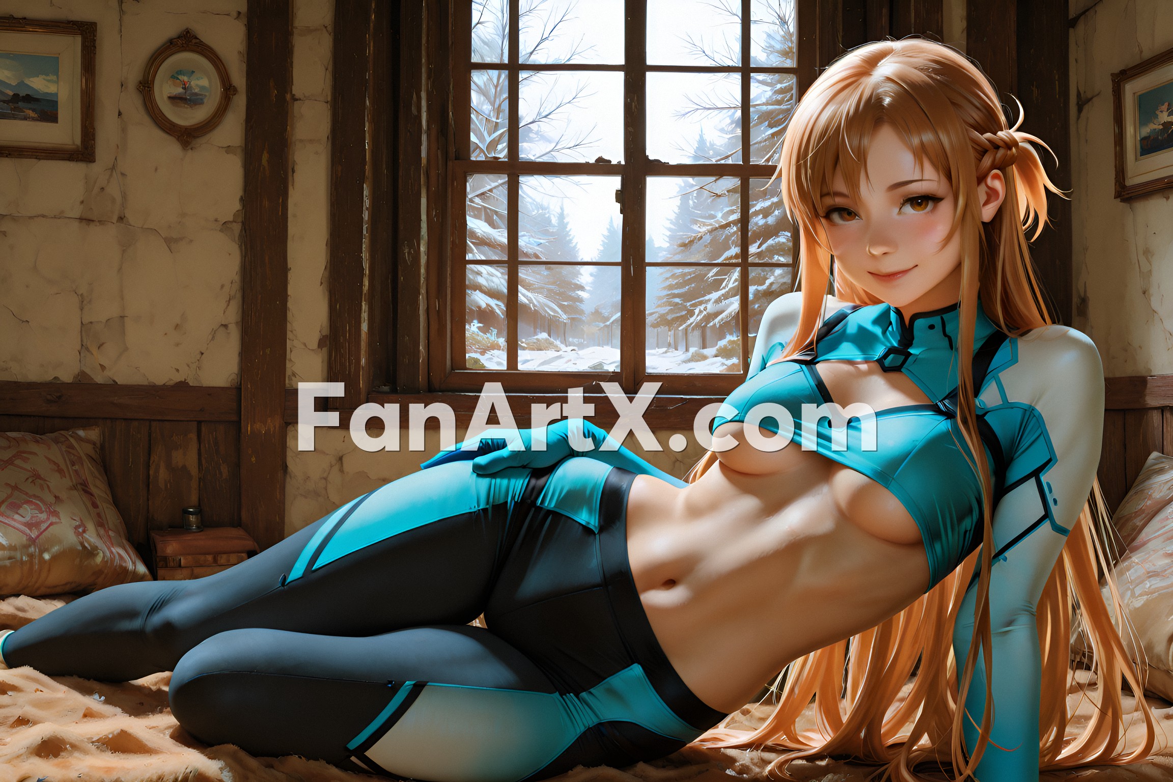 Sao Asuna Yuuki Fanart - Sword Art Online character 5507302